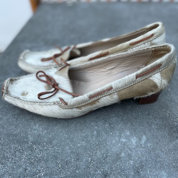Michael Kors real animal skin fur shoes size 8 made in Italy - Picture 9 of 9